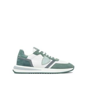 Philippe Model Paris Low-Top Leather Sneakers With Suede Panels - NWT
